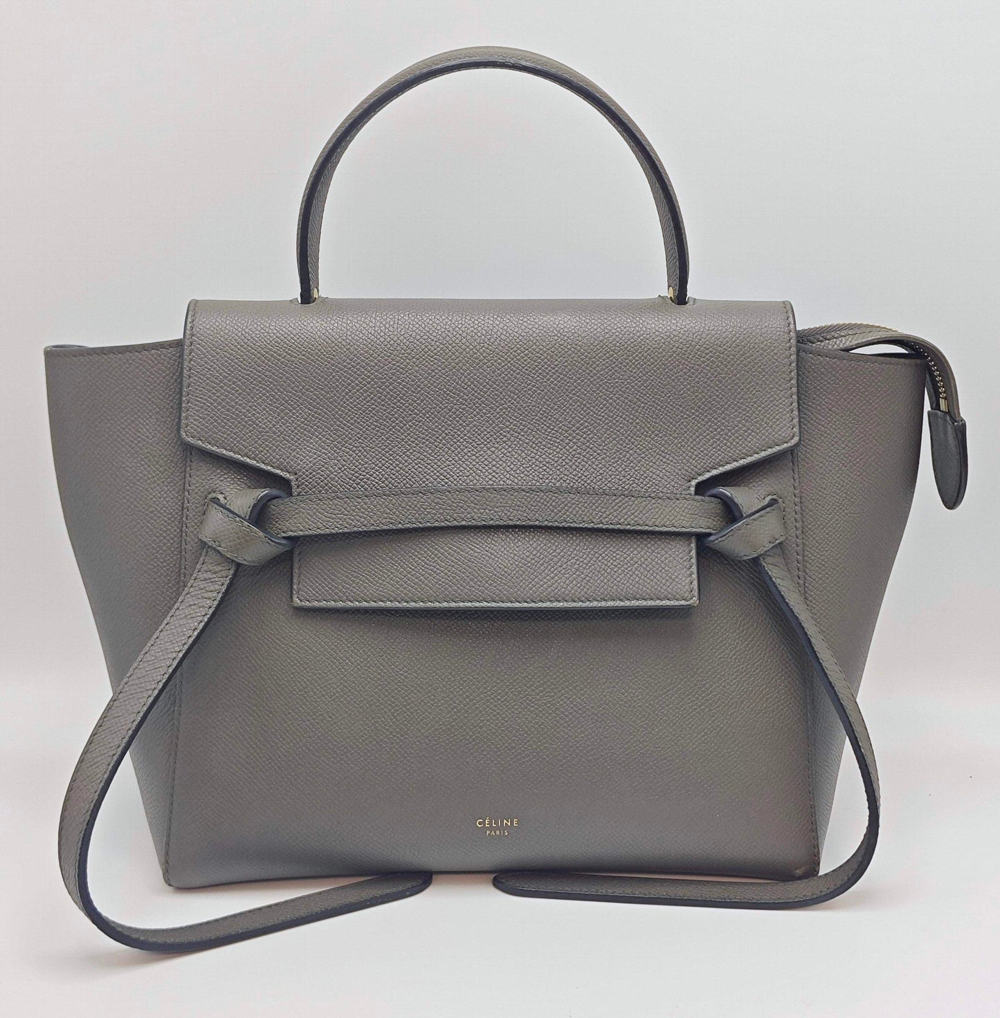 Celine - Belt Micro - Leather - Grey - (Micro)