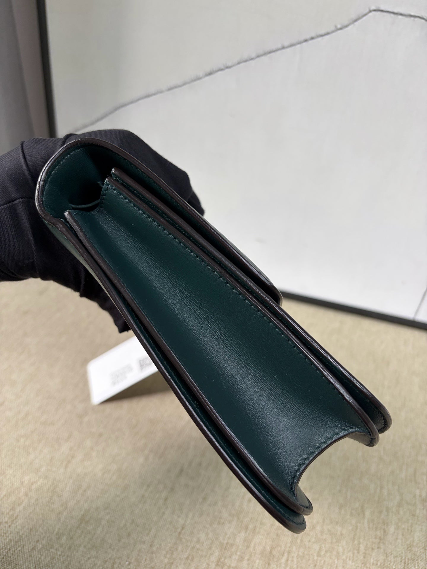 Celine - Classic Box Medium - Leather - Green - (Medium)