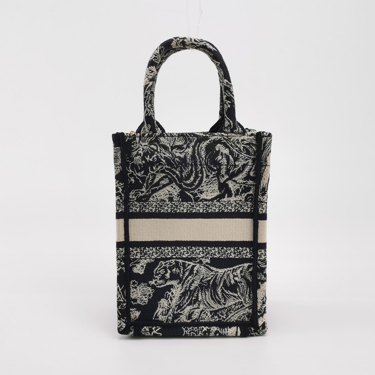 Dior - Mini Book Tote Reverse Toile de Jouy - Embroidered canvas - Blue - (mini)