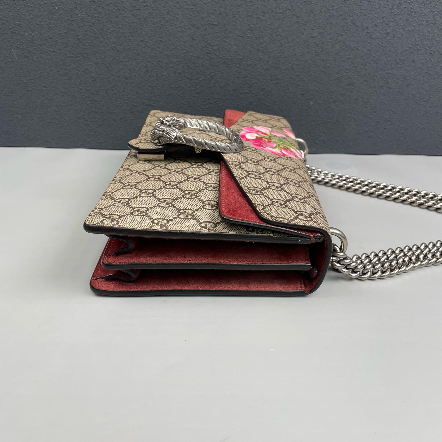 Gucci - Dionysus Small Shoulder Bag - GG Supreme canvas with suede and leather trim - Multicolour - (Small)