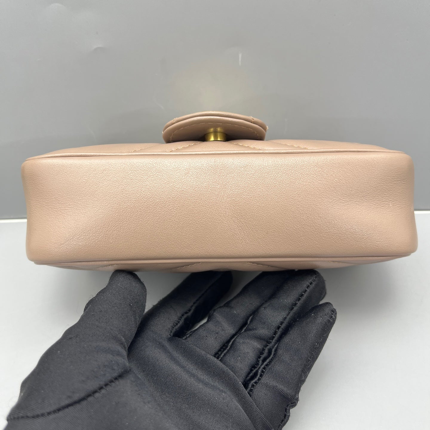 Gucci - Marmont Super Mini - Leather - Beige - (mini)