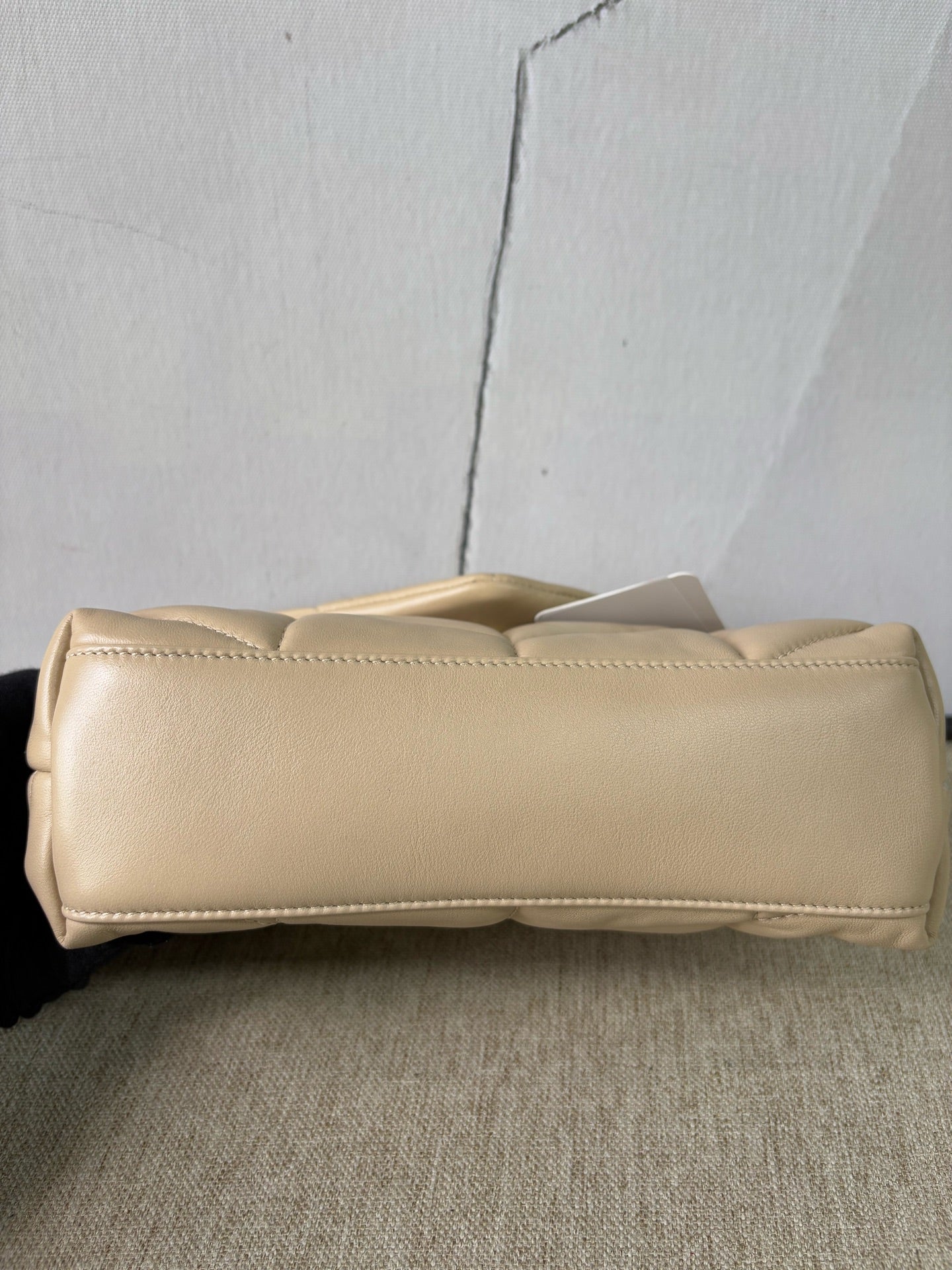 Saint Laurent - LouLou Puffer - Lambskin leather - Beige with Gold-Tone Hardware - (Small)