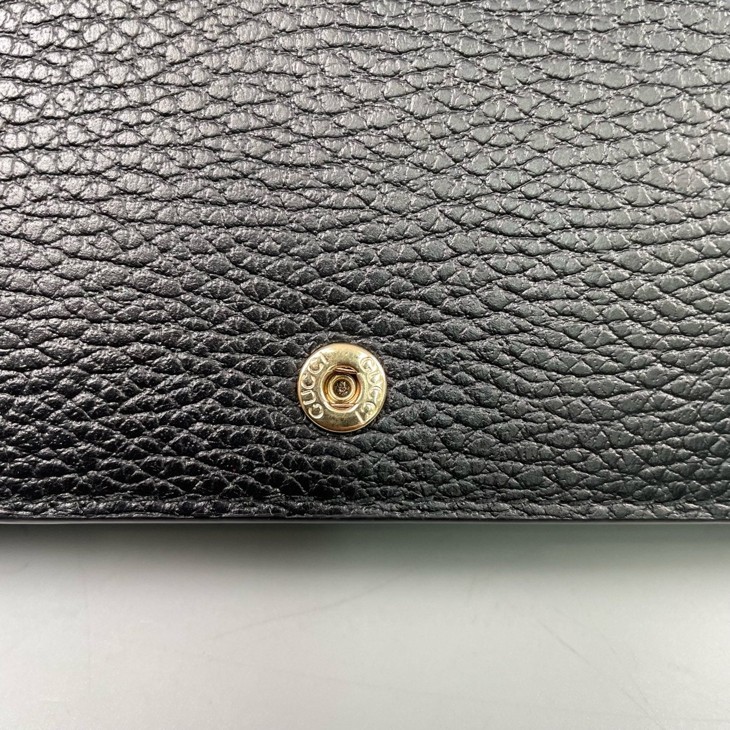 Gucci - WOC Crossbody Bag - Pebbled leather - Black - (mini)