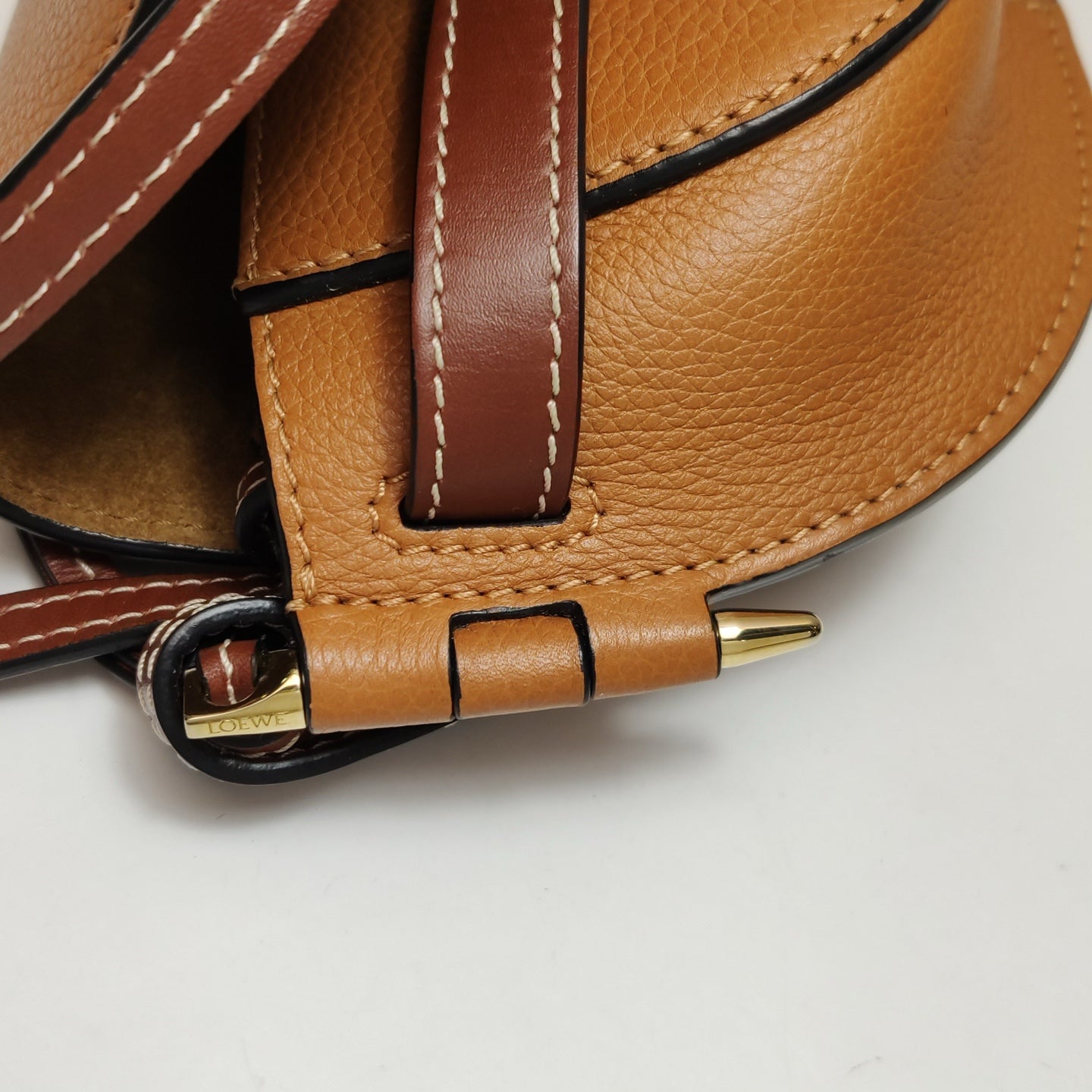 Loewe - Gate Mini - Grained calfskin leather - Light Caramel - (mini)