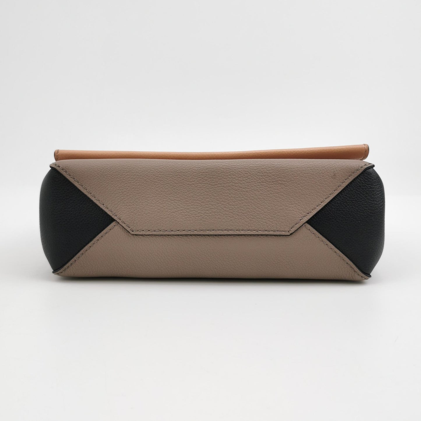 Louis Vuitton - Lockme - Grained calfskin leather - Pink, Grey, and Black color-block with Silver-Tone Hardware - (Small)