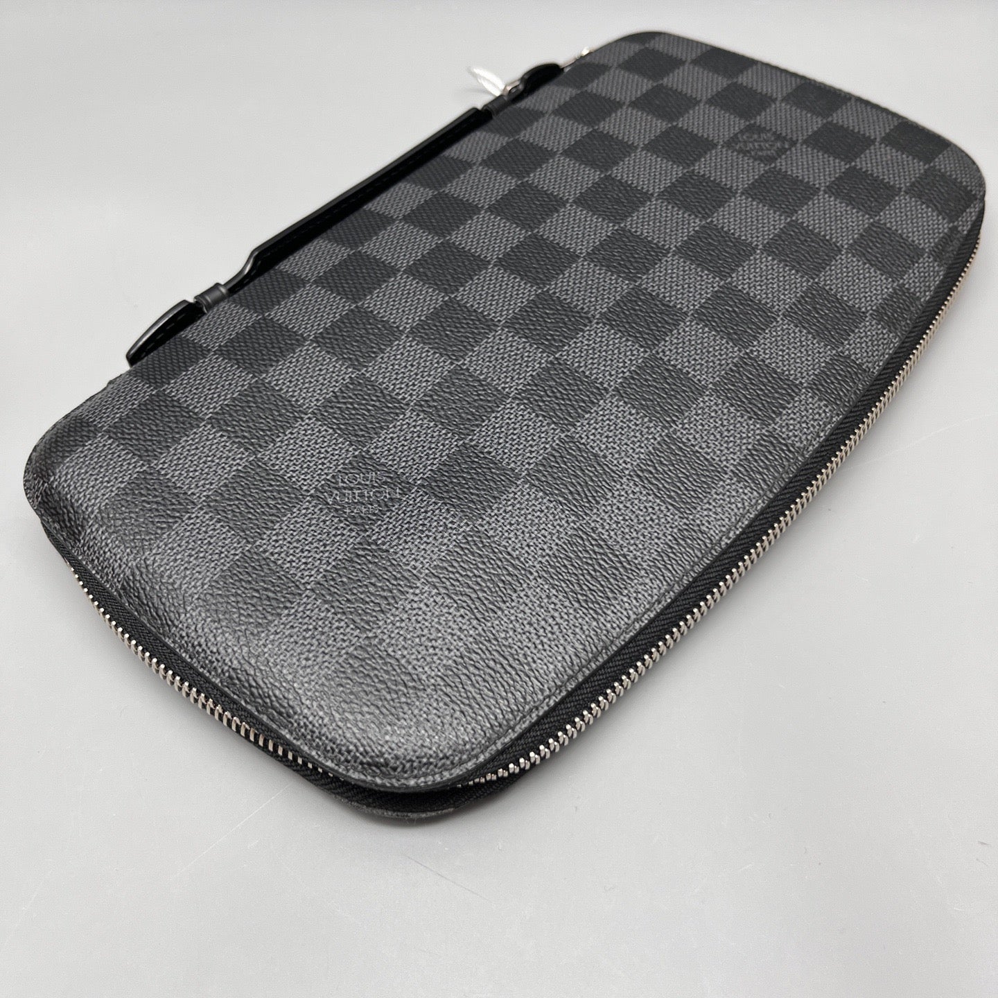 Louis Vuitton - Zippy Organizer - Damier Graphite canvas with leather trim - Black - (Large)