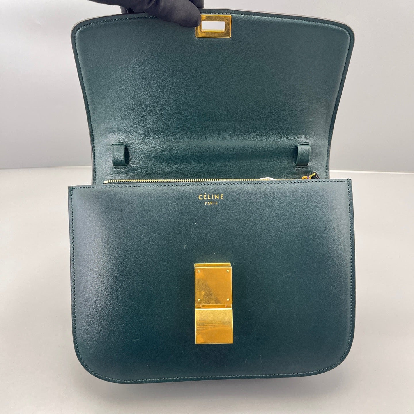 Celine - Box - Smooth Calfskin Leather - Green - (medium)