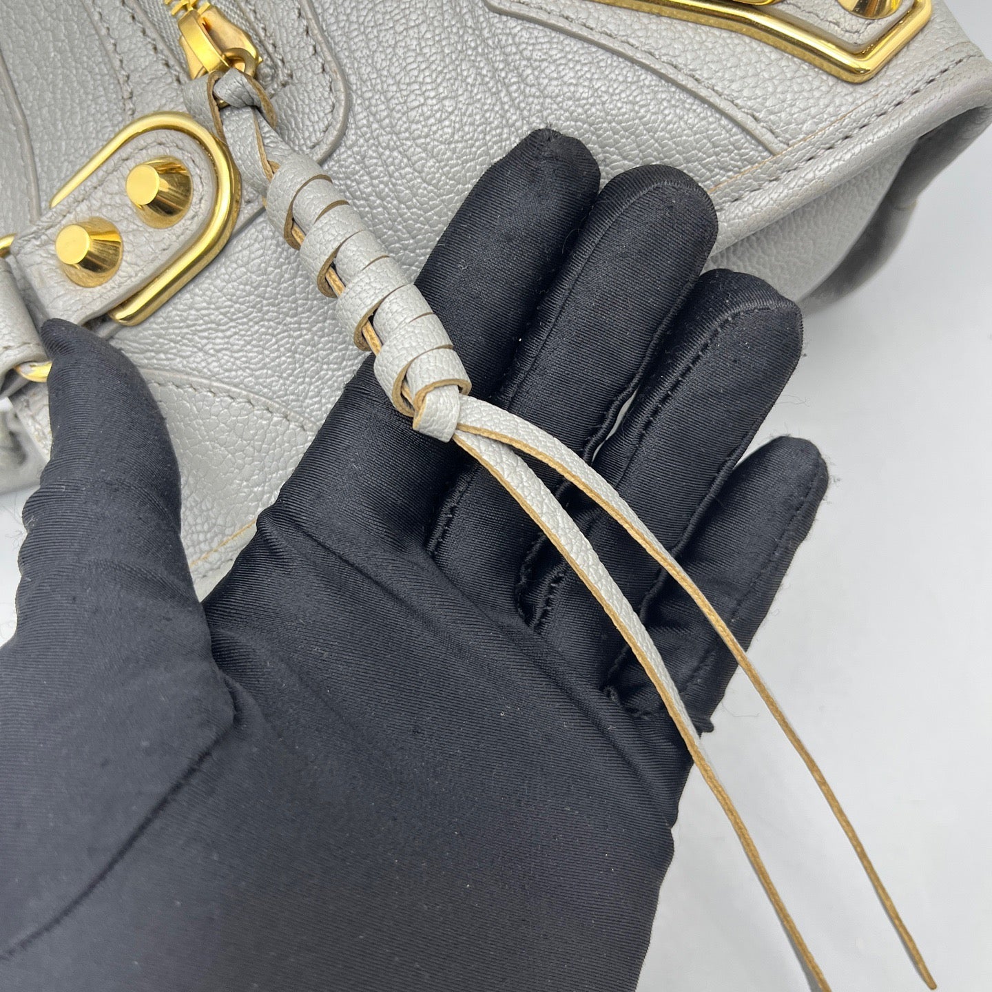 Balenciaga - Mini City - Grained leather - Grey - (mini)