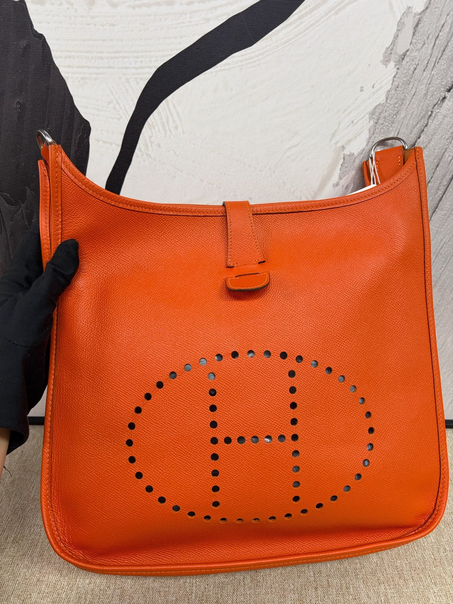 Hermès - Evelyne III 33 - Epsom leather - Orange - (medium)