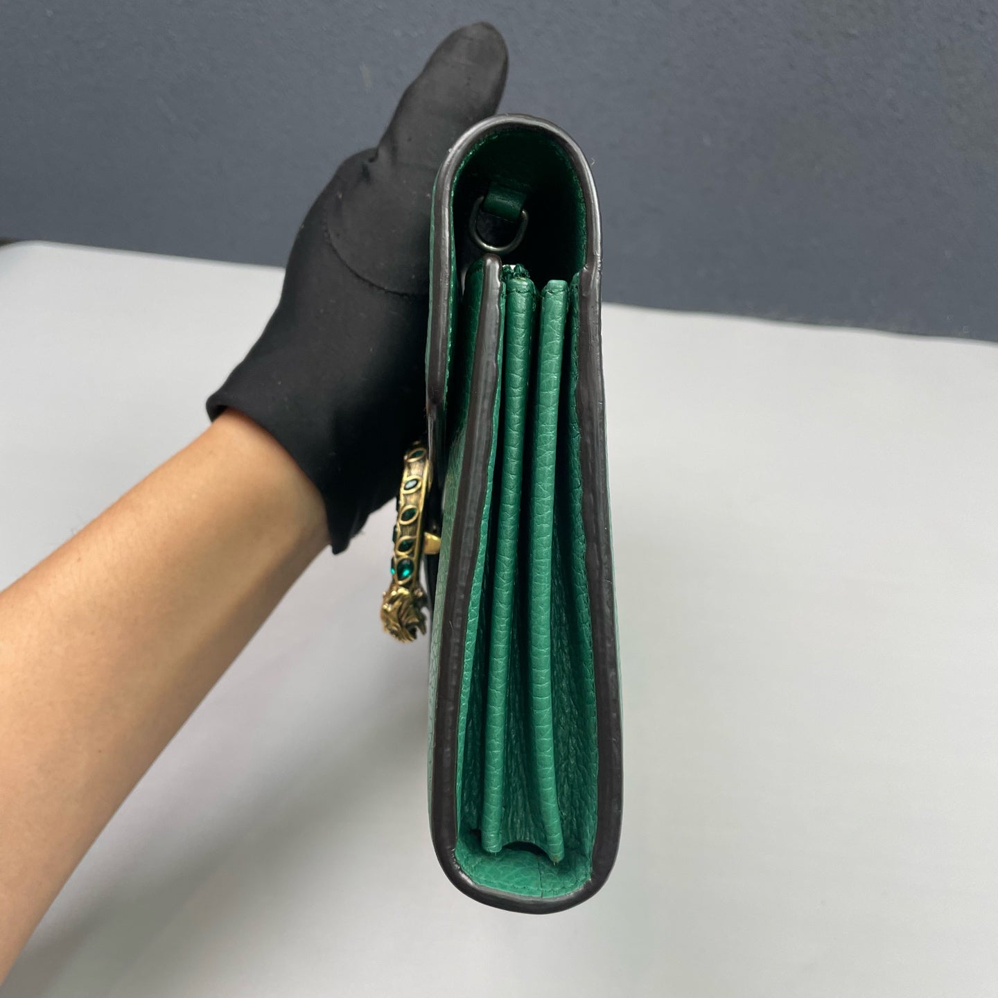 Gucci - Dionysus WOC Chain Bag - Leather - Green - (mini)