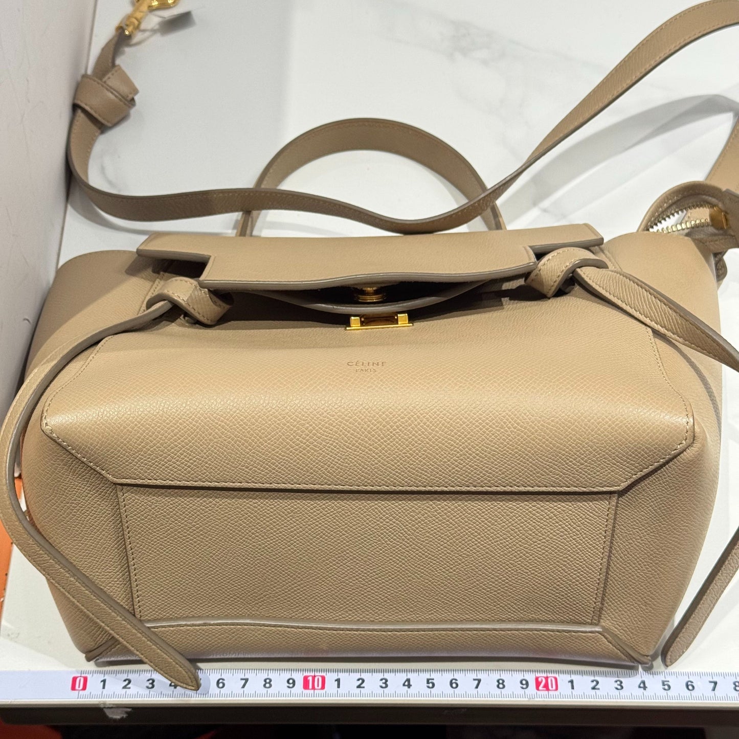 Celine - Belt Bag - Grained calfskin leather - Beige - (Small)
