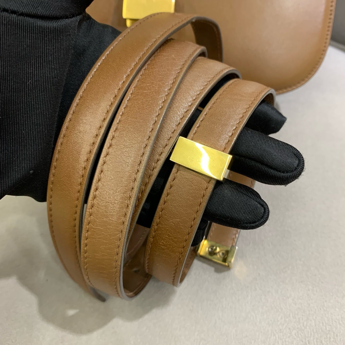 Celine - Classic Box - Calf leather - Brown - (medium)