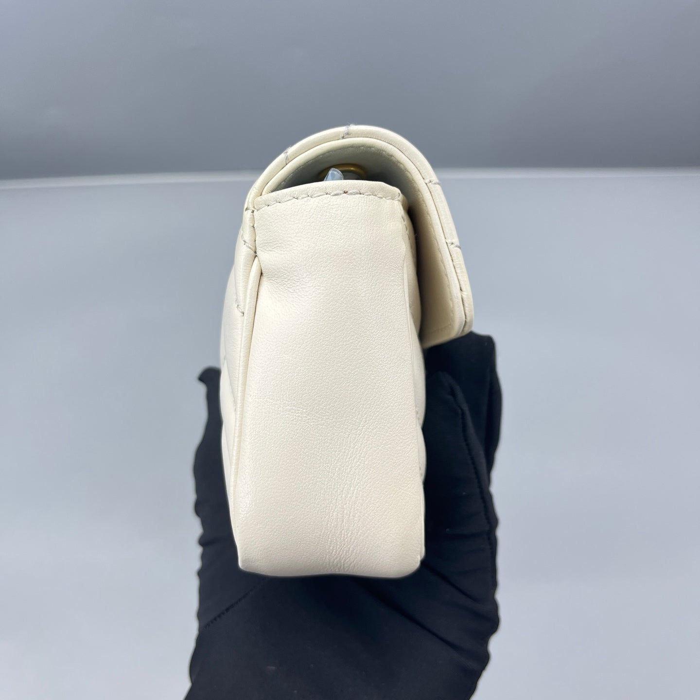 Gucci - Marmont Super Mini Bag - Leather - White - (mini)