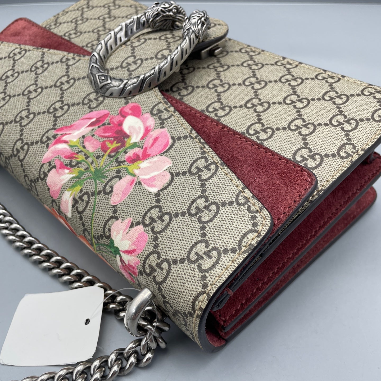 Gucci - Dionysus - GG Supreme coated canvas with suede lining and trim - Beige, Red, Multicolour - (medium)