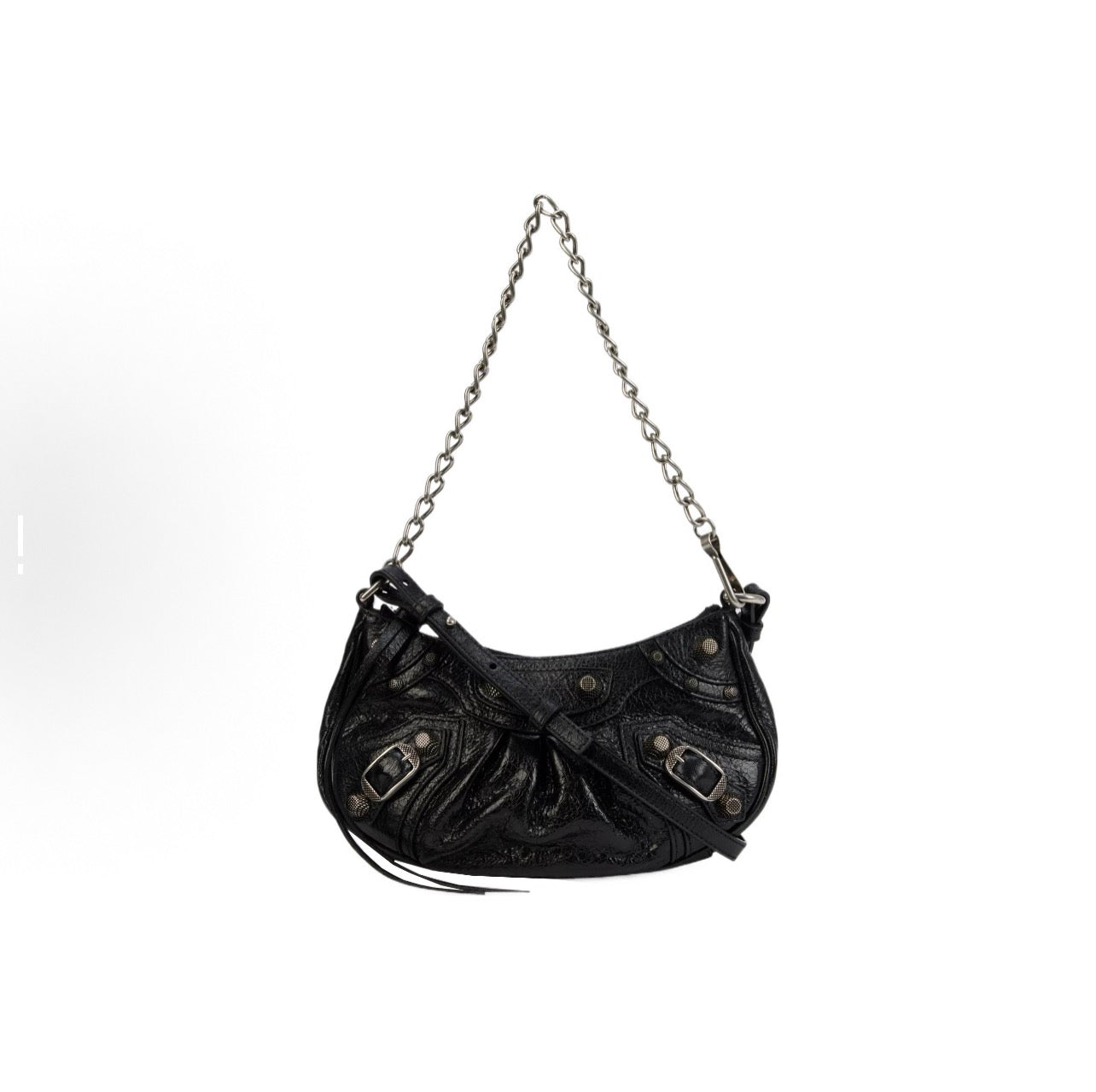 Balenciaga - Le Cagole Mini Shoulder Bag - Calfskin leather - Black - (mini)