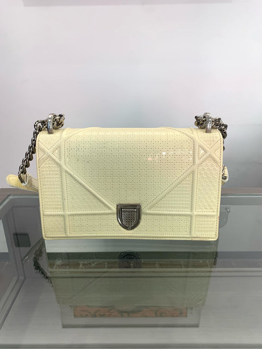 Dior - Diorama - Patent leather - White (off-white/cream hue) - (small)