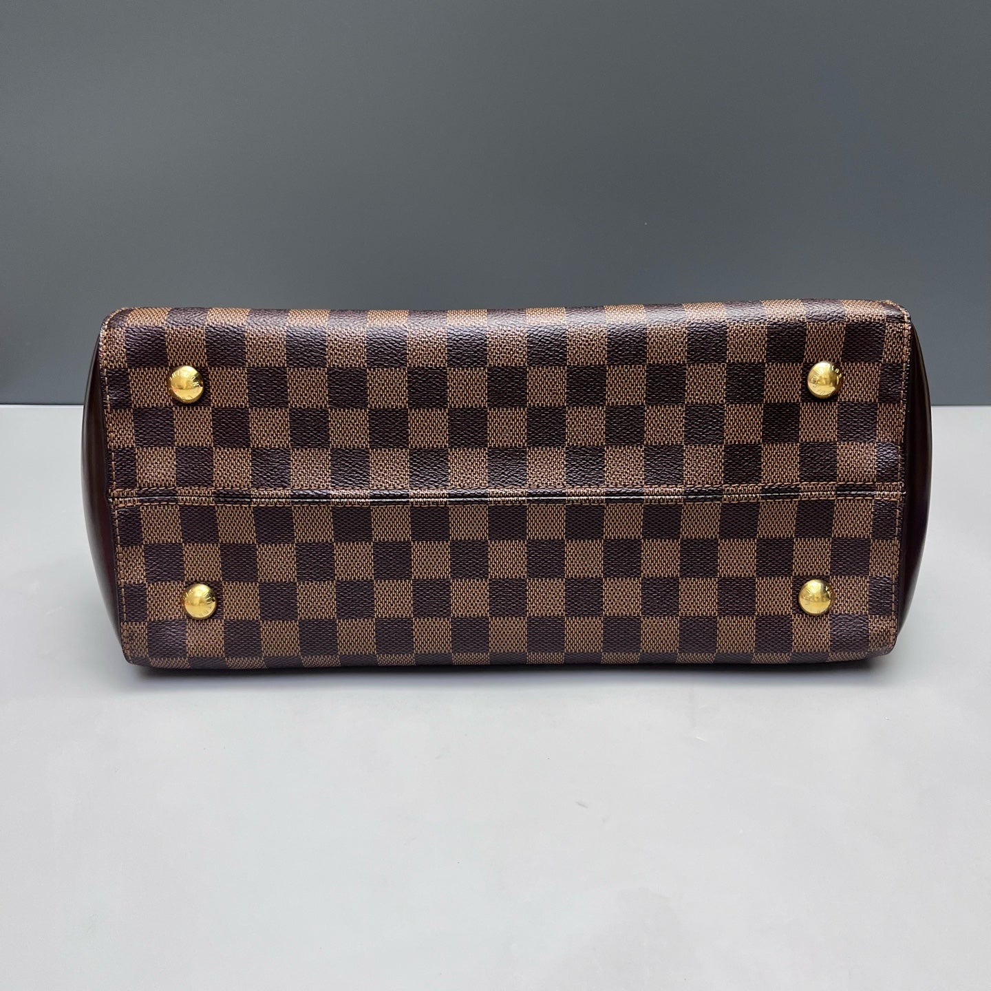 Louis Vuitton - Rivoli - Damier Ebene canvas with smooth leather trim - Brown - (medium)