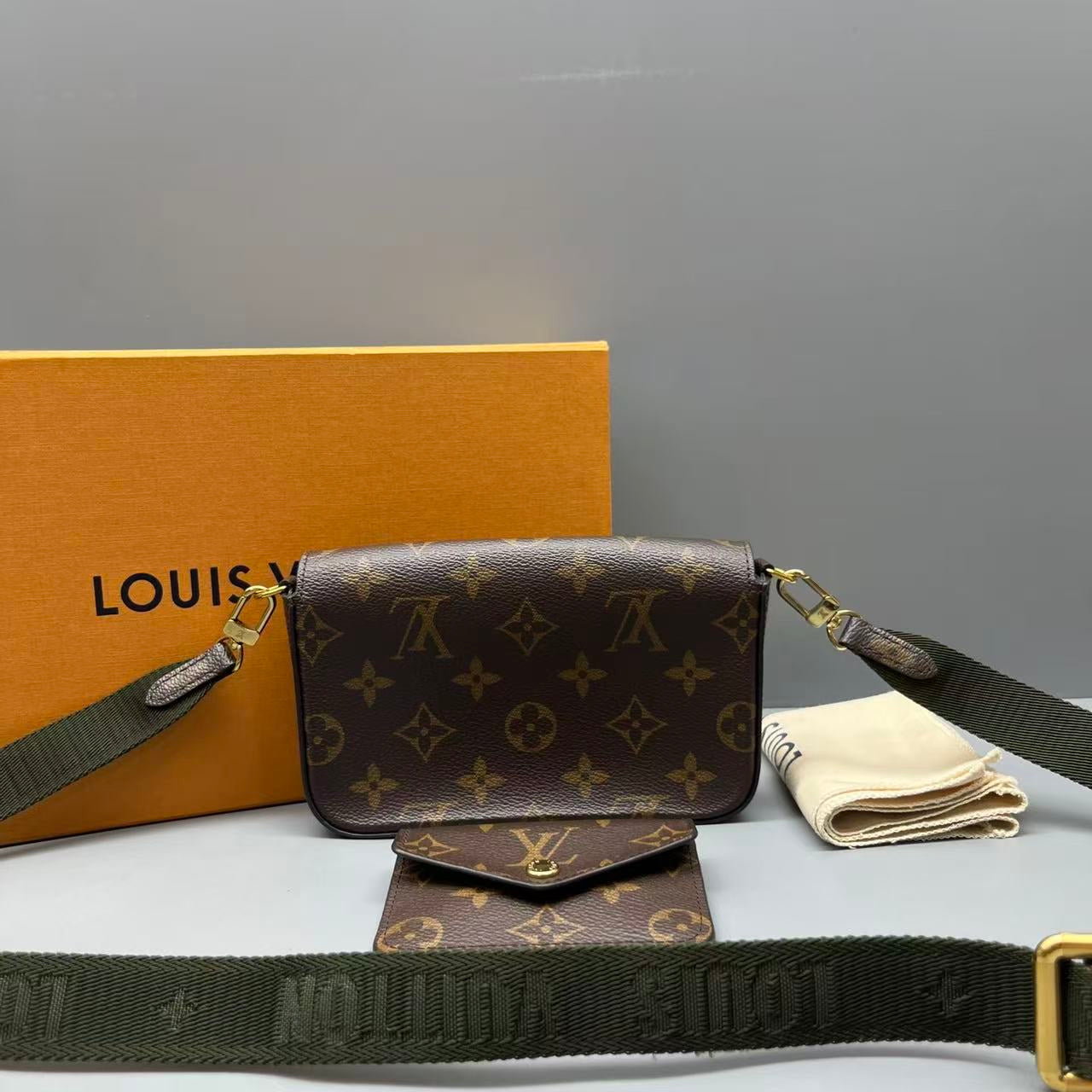 Louis Vuitton - Multi Pochette Accessoires (3-in-1) - Monogram coated canvas and textile - Multicolour - (mini)