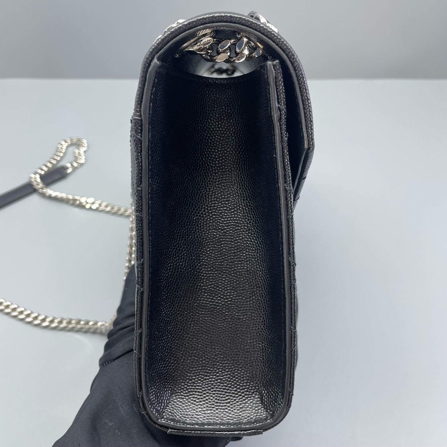 Saint Laurent - Envelope Medium Chain Bag - Leather - Black - (medium)