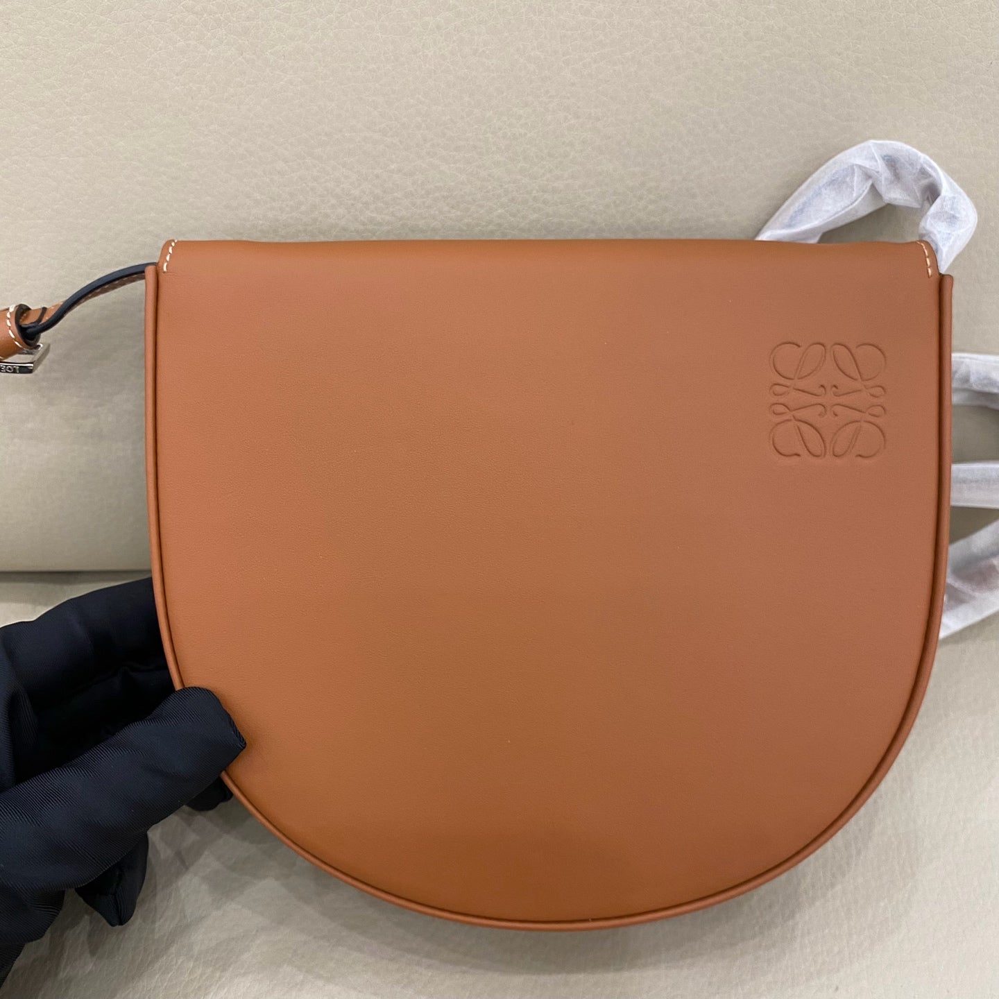 Loewe - Heel Pouch - Cowhide leather - Brown - (mini)