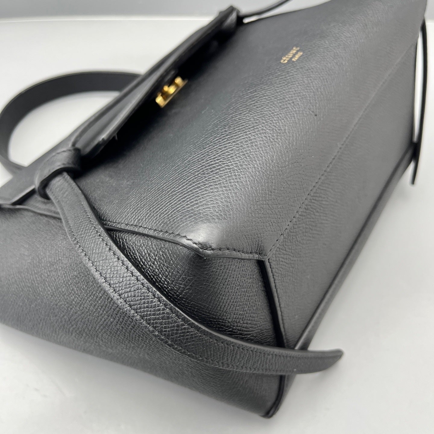 Celine - Belt Bag Small - Grained calfskin leather - Black - (small)