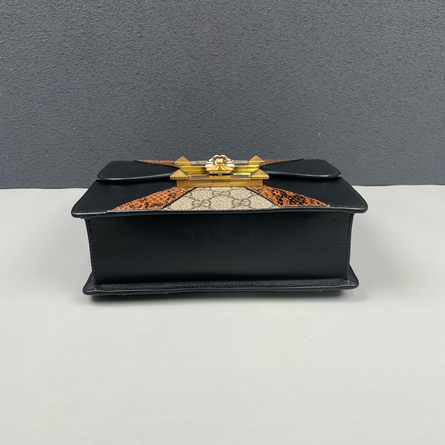 Gucci - Osiride Tiger Head Shoulder Bag - GG Supreme canvas, Leather, Python - Multicolour - (Small)