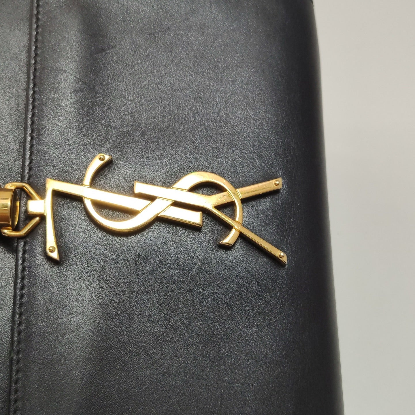 Saint Laurent - Monogram Kate Tassel Bag - Leather - Black - (Mini)