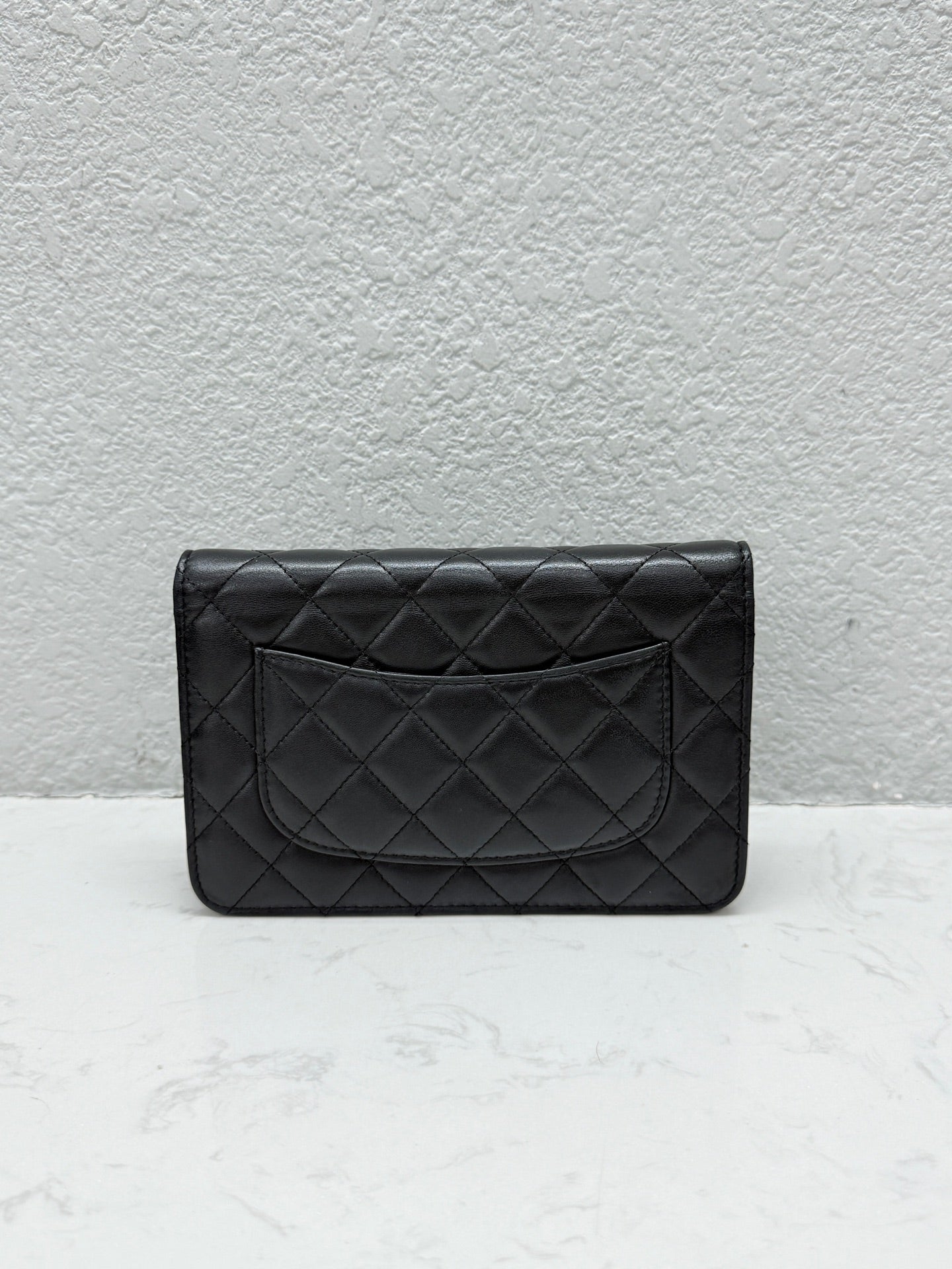 Chanel - WOC (Wallet on Chain) - Lambskin leather - Black - (mini)