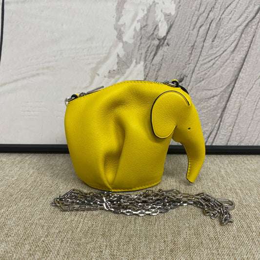 Loewe - Elephant Mini Bag - Leather - Yellow - (mini)