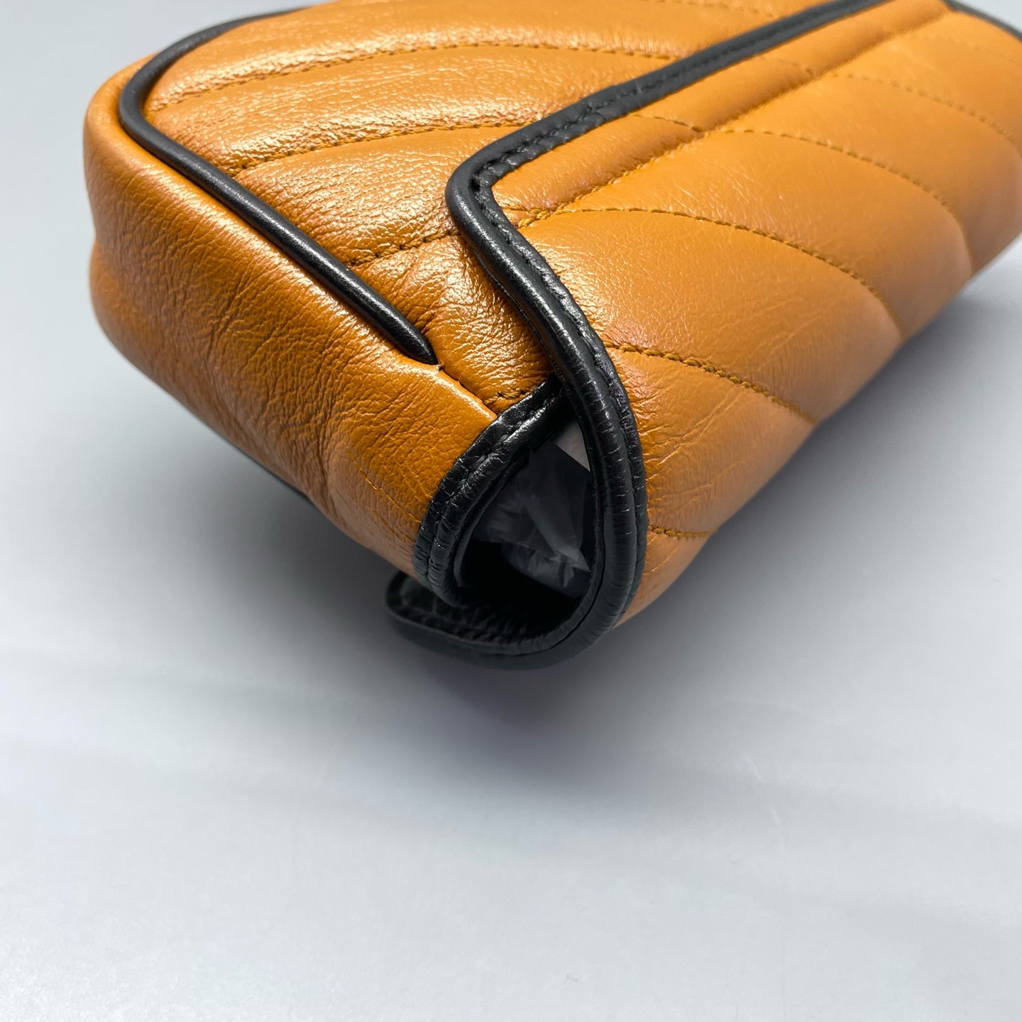 Gucci - Marmont Super Mini Bag - Leather - Brown - (mini)