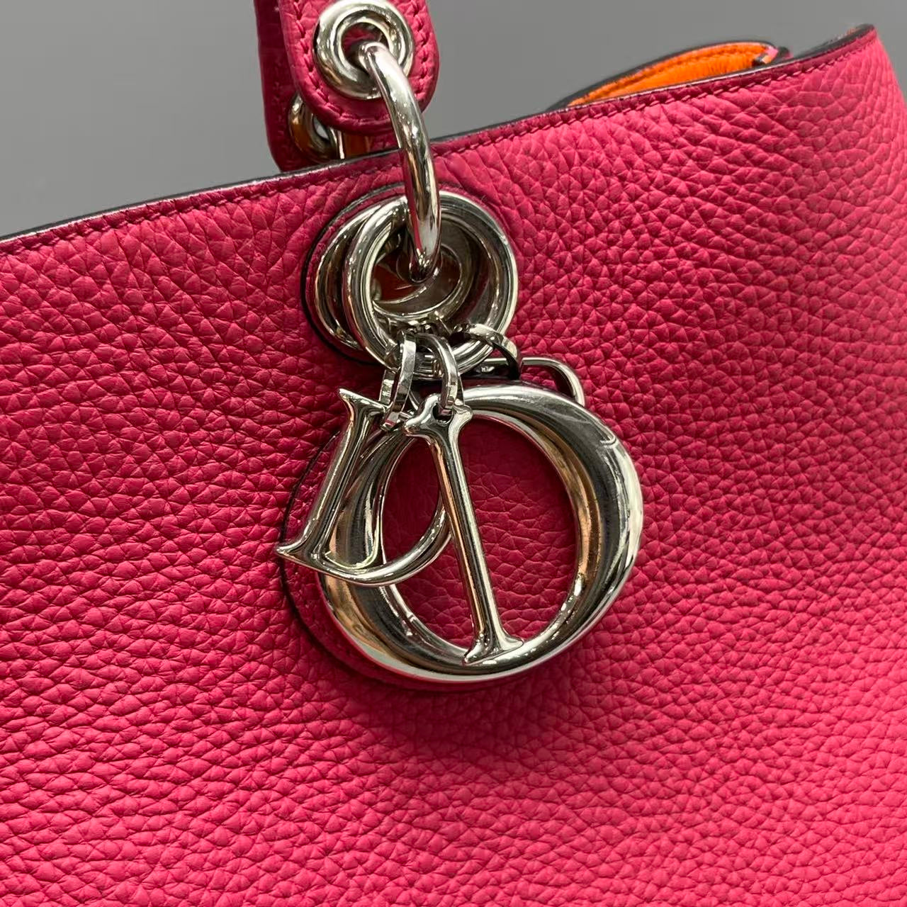 Dior - VIP Commuter Bag - Grained leather - Pink - (medium)