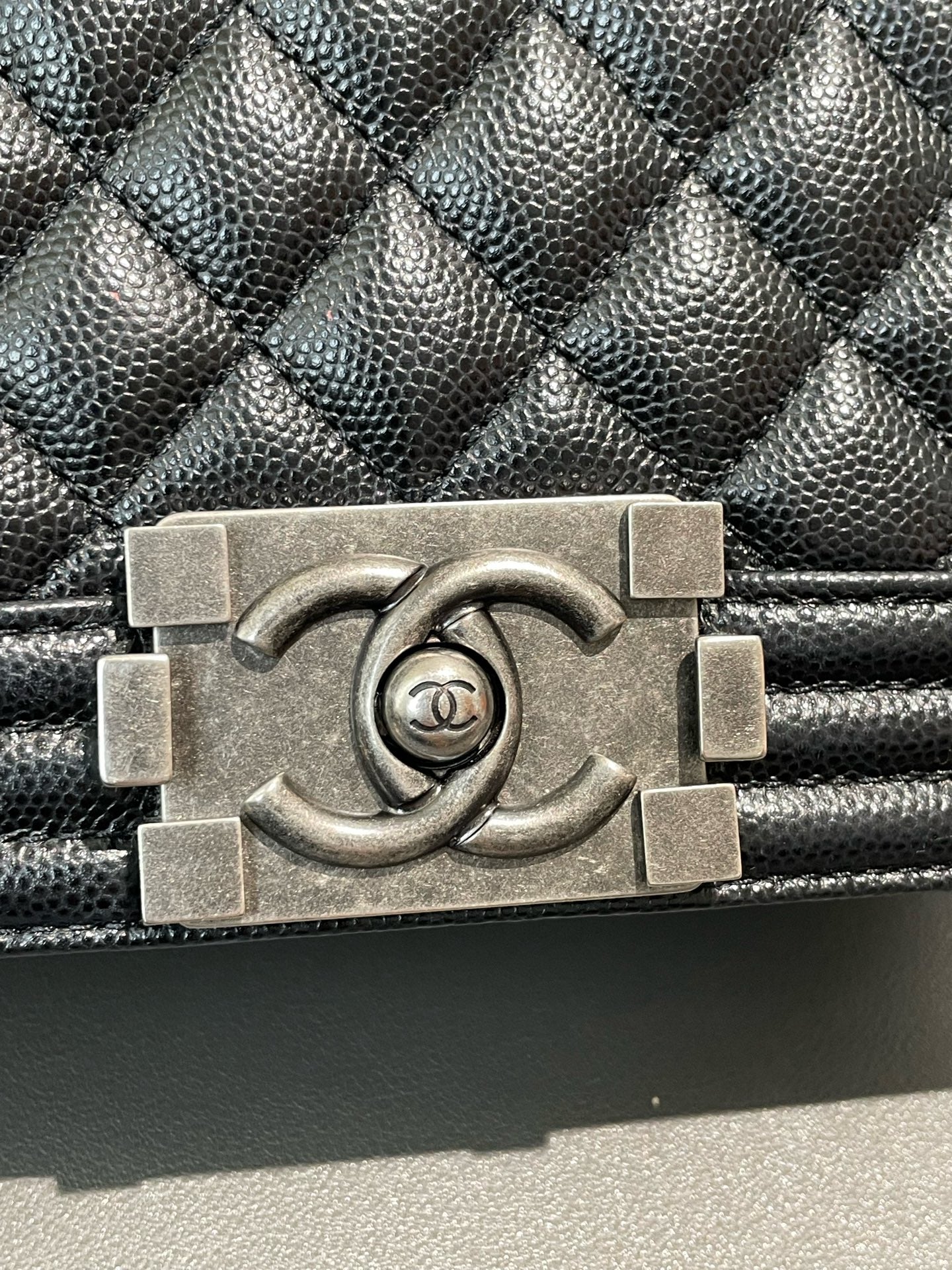 Chanel - Boy Bag Small - Caviar leather - Black - (small)