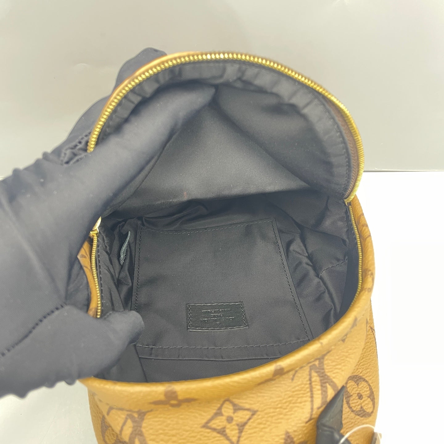 Louis Vuitton - Palm Springs Mini Backpack - Monogram Canvas with leather trim - Brown - (mini)