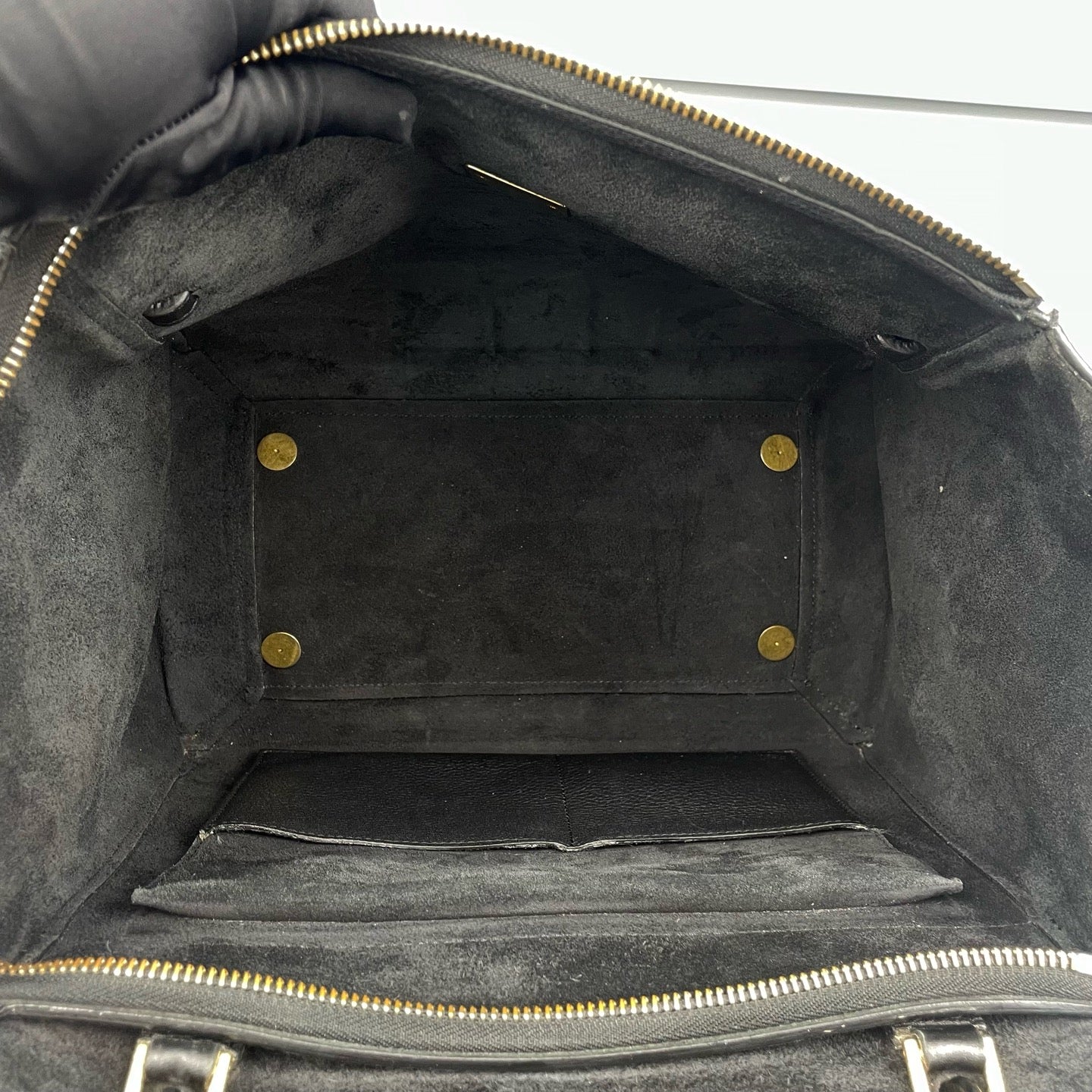 Celine - Belt Bag - Grained calfskin leather - Black - (medium)