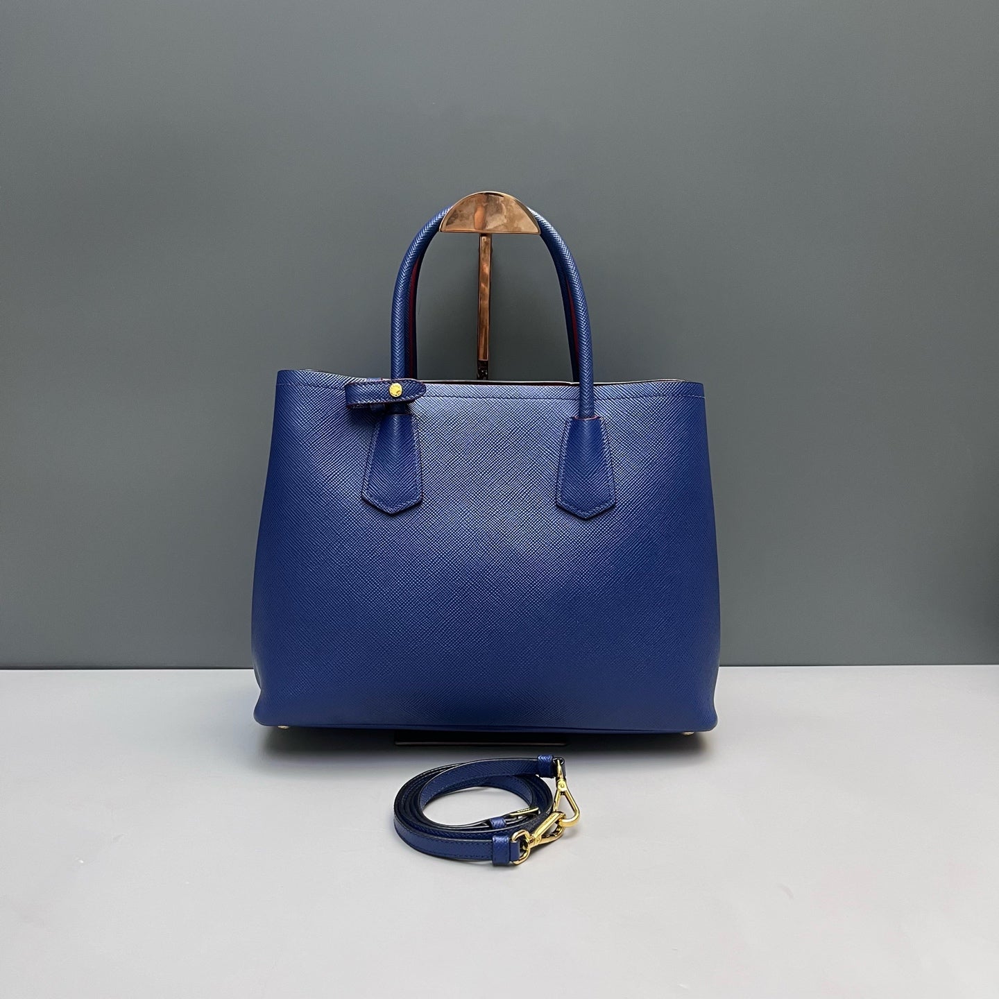 Prada - Galleria Bag - Saffiano leather - Blue - (large)