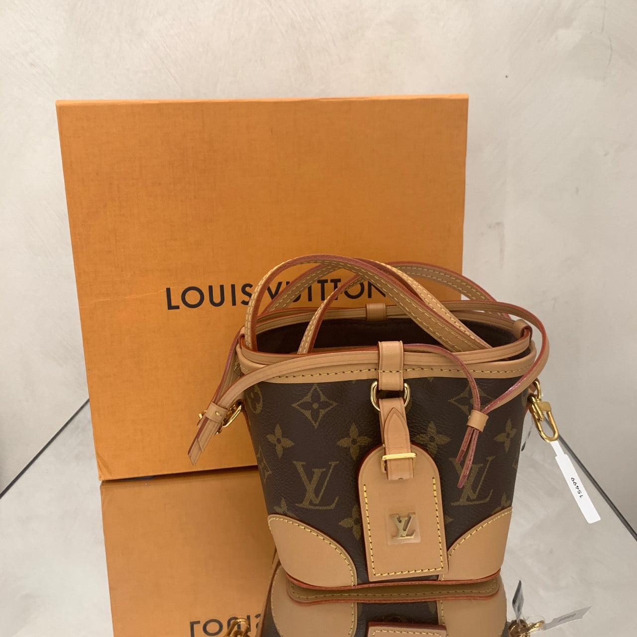 Louis Vuitton - Nano Noé - Monogram coated canvas, Vachetta leather - Brown - (Mini)