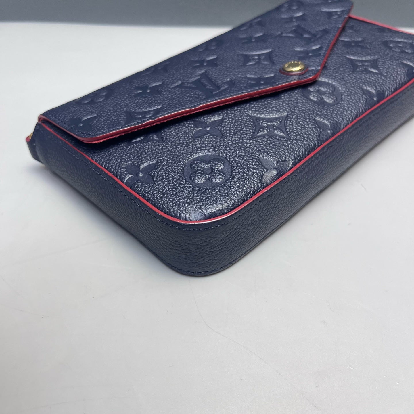 Louis Vuitton - Pochette Félicie - Monogram Empreinte Leather - Blue - (mini)