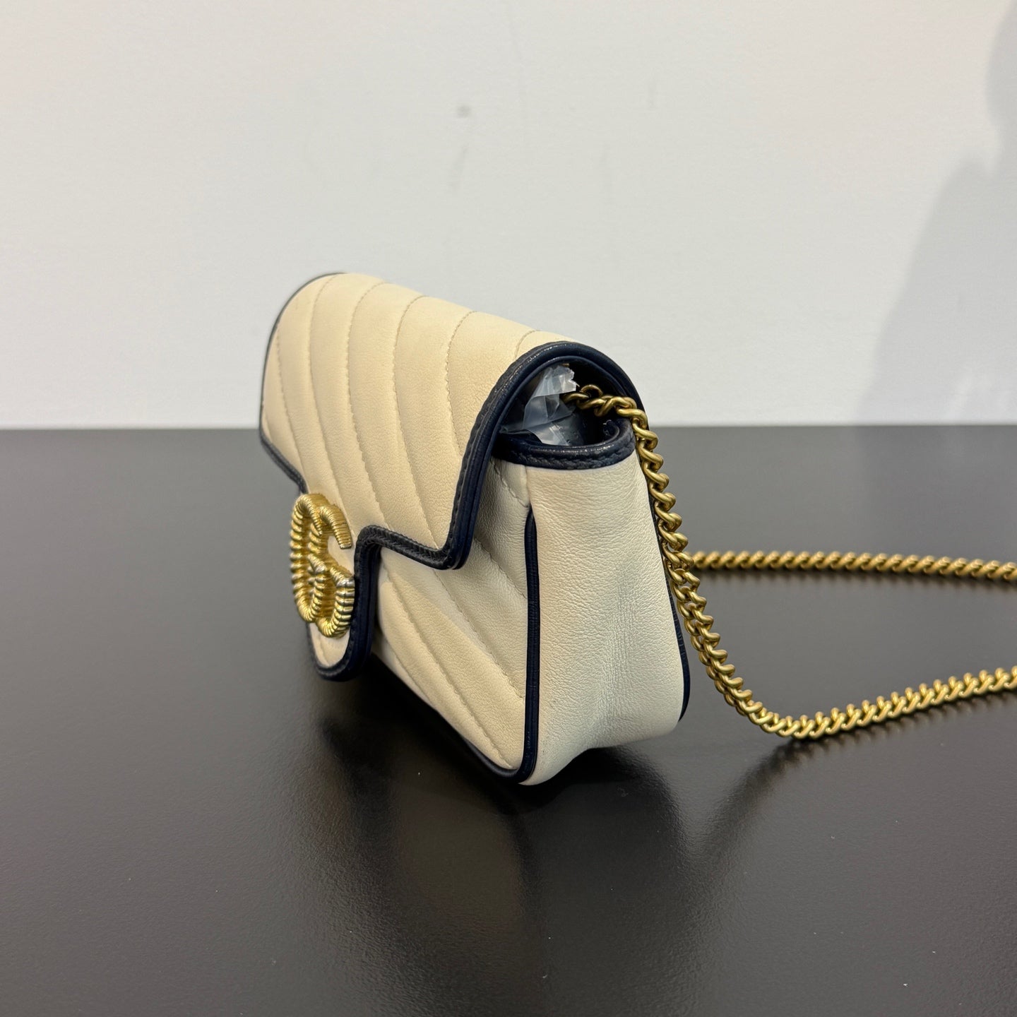 Gucci - Marmont Mini Shoulder/Crossbody Chain Bag - Leather - Multicolour - (mini)
