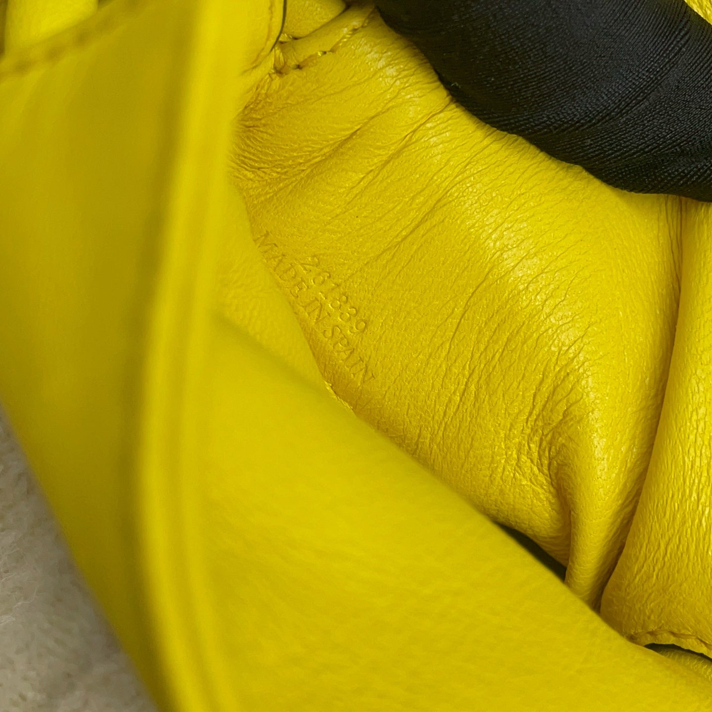 Loewe - Flamenco Knot Mini Bag - Leather - Yellow - (mini)