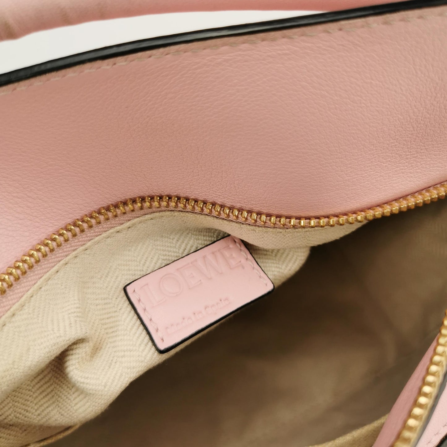 Loewe - Puzzle Bag - Grained calfskin leather - Pink - (Small)