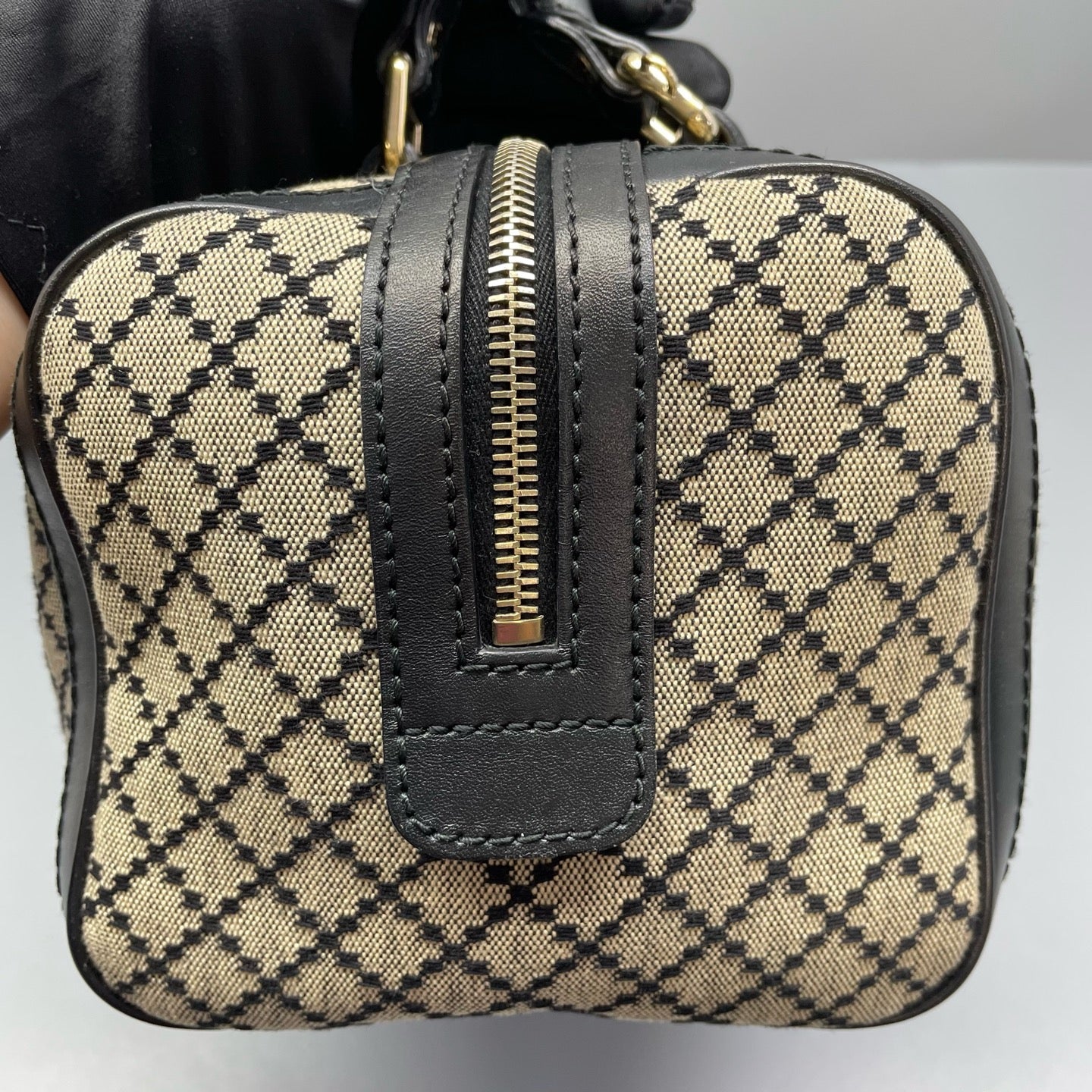 Gucci - Diamante Boston Bag 281518 - Canvas and Leather - Multicolour - (Medium)