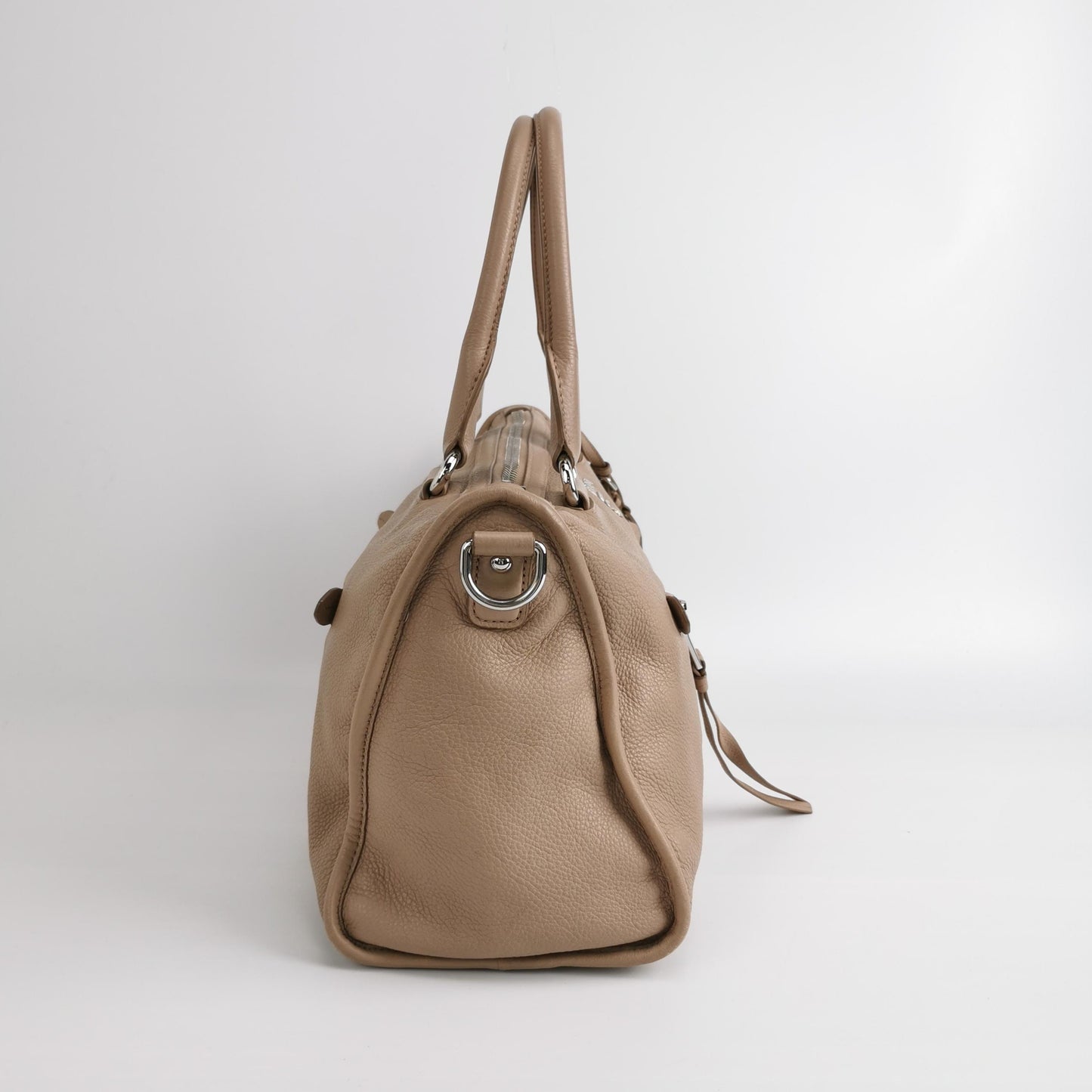 Prada - Vitello Daino Satchel - Pebbled leather - Pink - (medium)