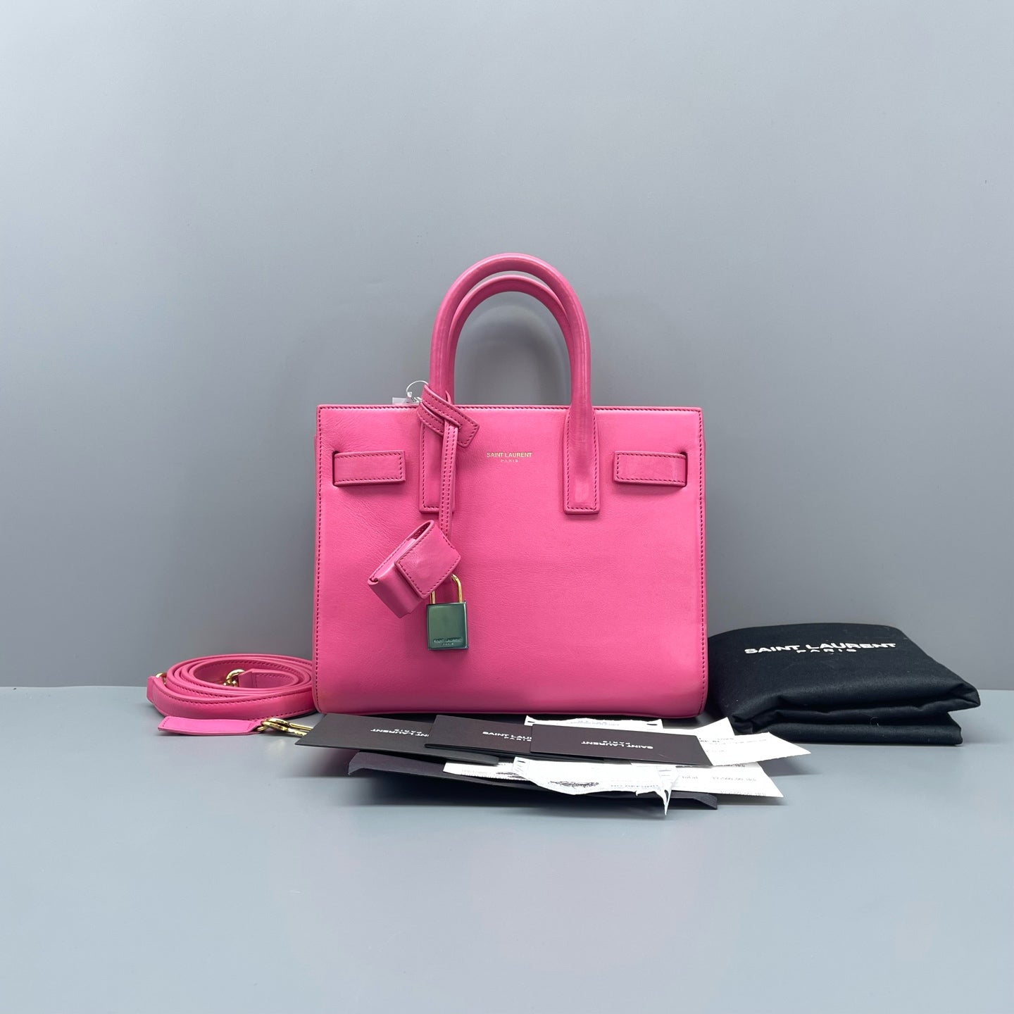 Saint Laurent - Sac de Jour - Leather - Pink - (mini)