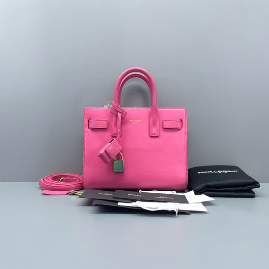 Saint Laurent - Sac de Jour - Leather - Pink - (mini)