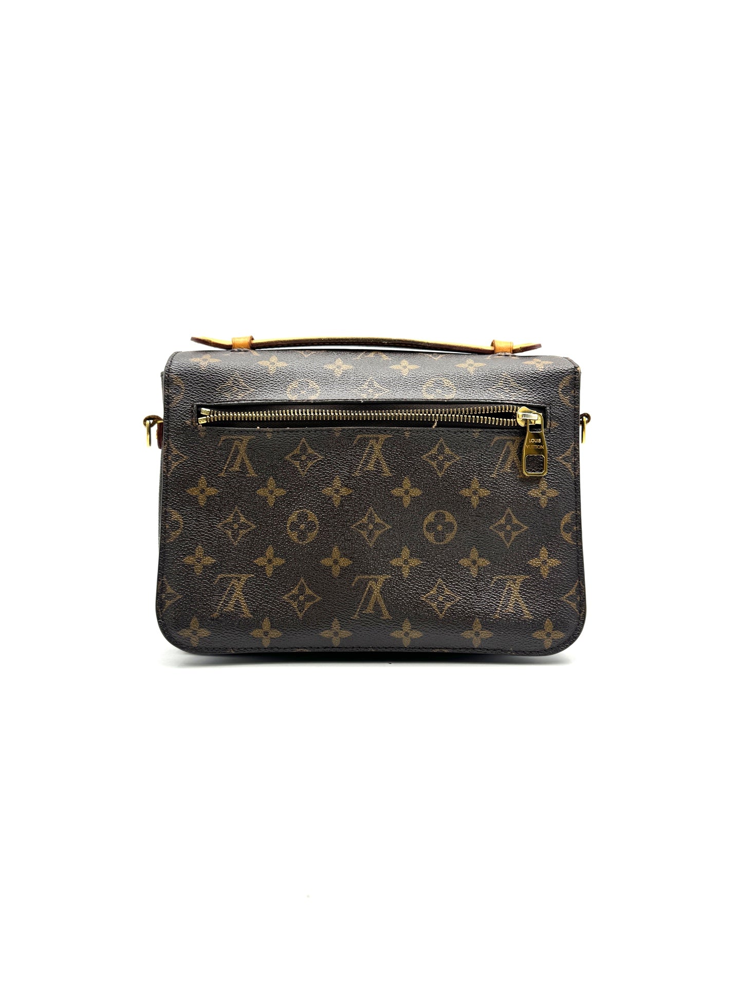 Louis Vuitton - Pochette Metis - Monogram coated canvas with cowhide leather trim - Brown - (Medium)