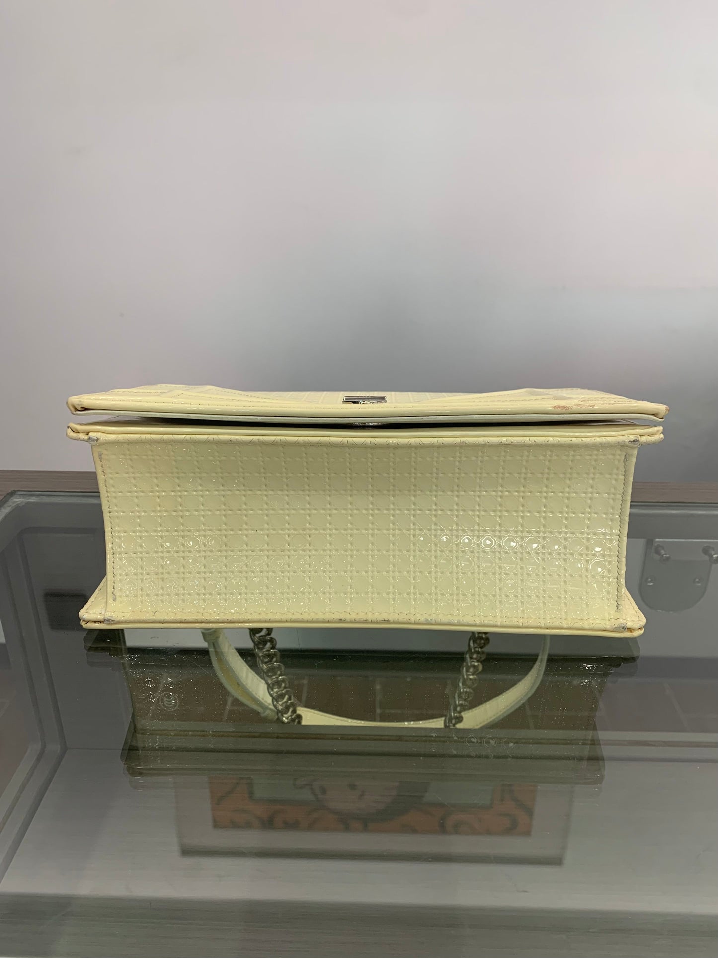 Dior - Diorama - Patent leather - White (off-white/cream hue) - (small)