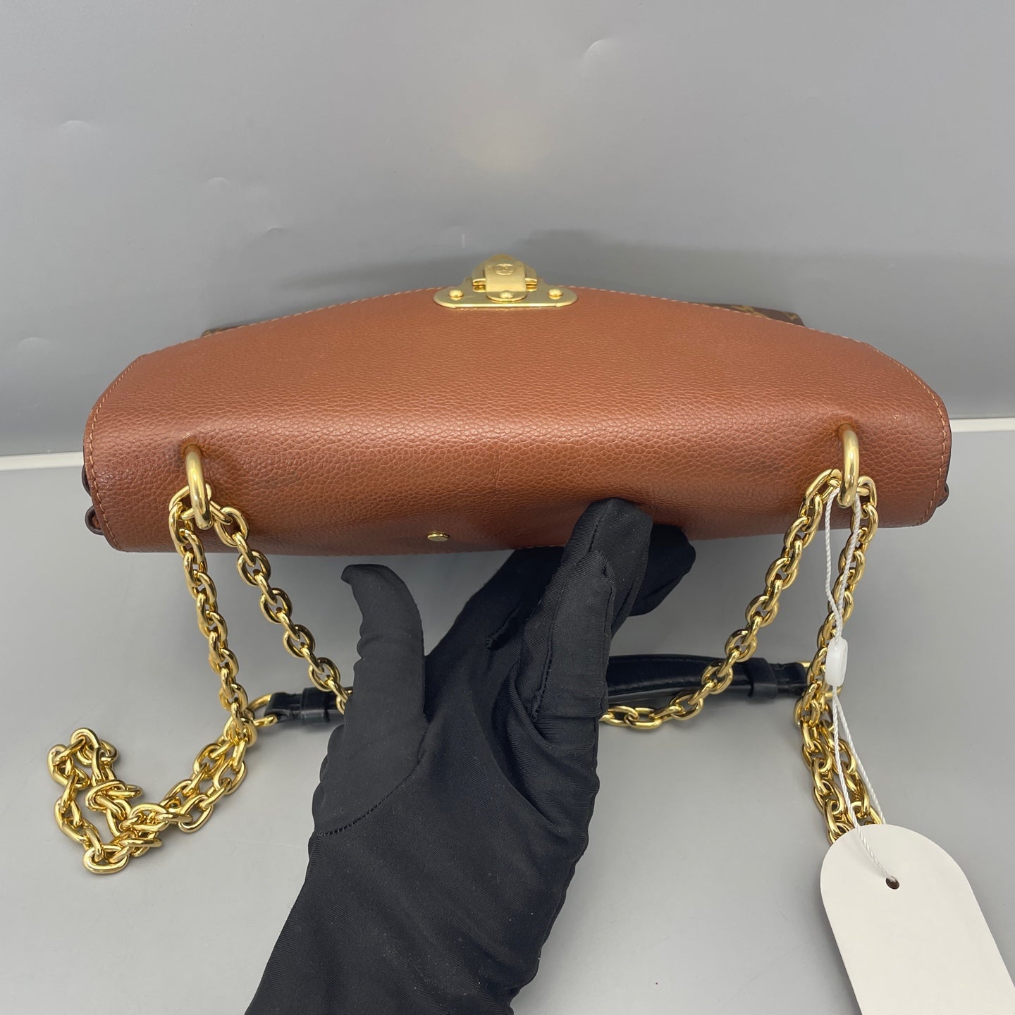 Louis Vuitton - Saint Placide - Monogram coated canvas with grained leather trim - Brown - (medium)