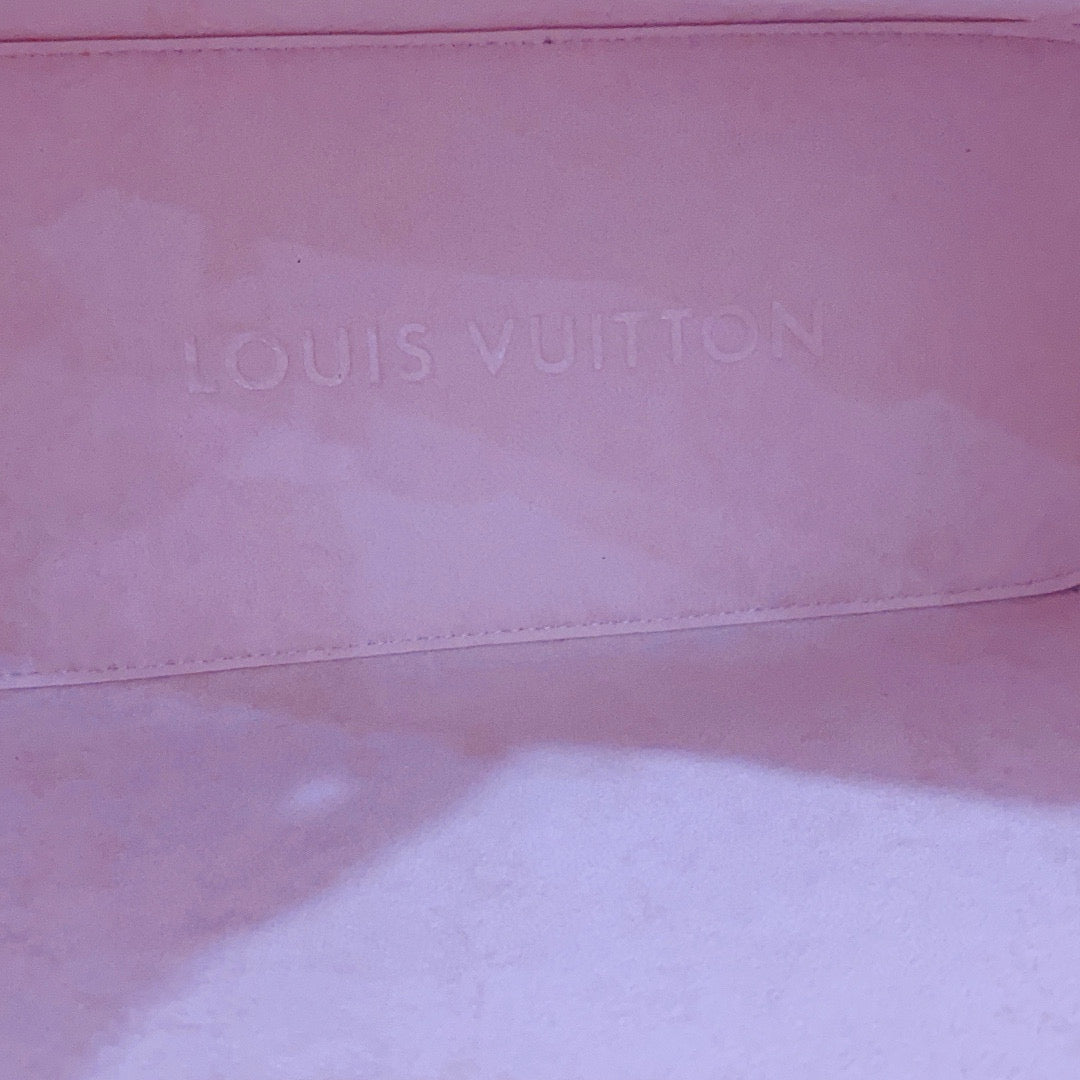 Louis Vuitton - Girolata Damier Azur - Damier Azur coated canvas with natural cowhide leather trim - White - (Medium)