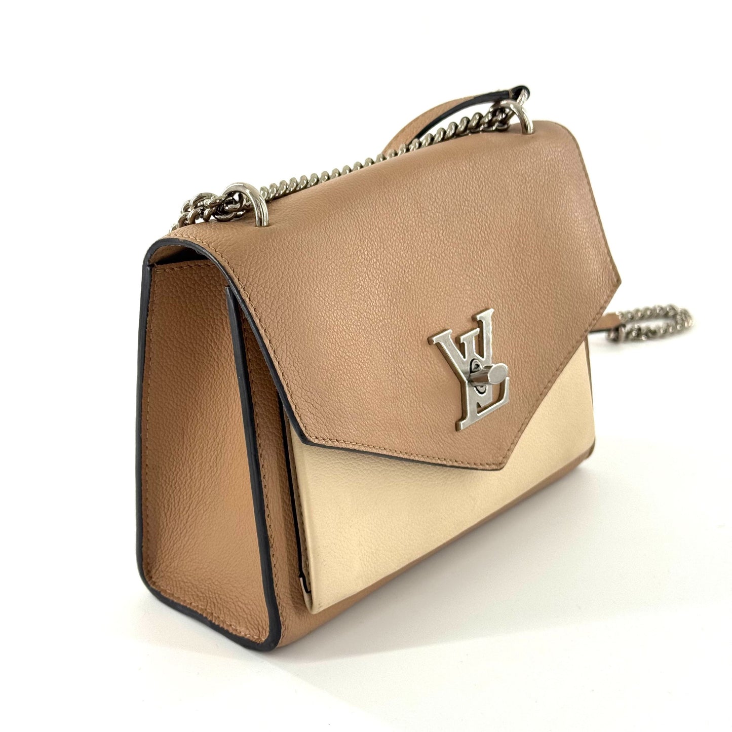 Louis Vuitton - Lockme Chain Bag - Leather - Beige - (Small)