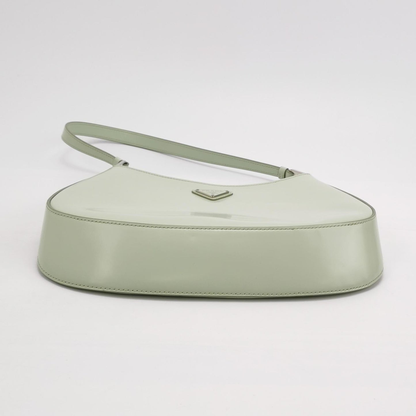 Prada - Cleo Shoulder Bag - Cowhide leather - Mint Green with Silver-Tone Hardware - (small)